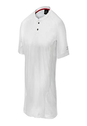 Mizuno Youth Elite 2-Button Jersey, Royal/Grey, Me