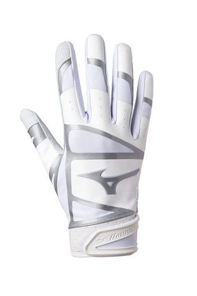 Mizuno F-257 Women's Softball Batting Glove, White
