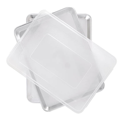 Nordic Ware Naturals Two Half Sheets with Lid Set,