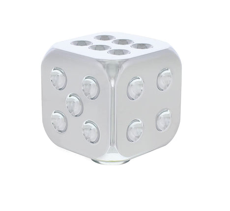 United Pacific 70605 Chrome Dice Shift Knob, Metal