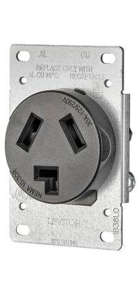 Leviton 5207-S10 30 Amp, 125/250 Volt, NEMA 10-30R