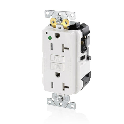 Leviton MGFT2-HGW 20A-125V Extra-Heavy Duty Hospit