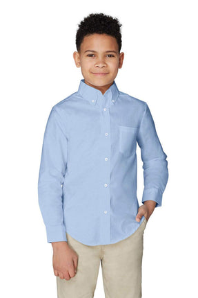 French Toast Husky Boys' Long Sleeve Oxford Shirt,
