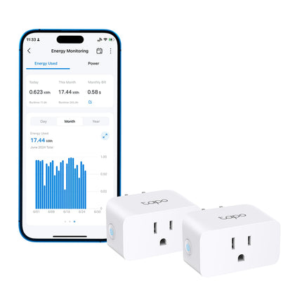 TP-Link 𝗧𝗮𝗽𝗼 Smart Plug Wi-Fi Mini, Energy Mon