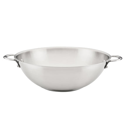 Rachael Ray Professional Stainless Steel Wok/Stir-