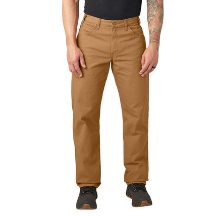 Dickies Men's Big-Tall Relaxed Fit Jean, Brown Duc
