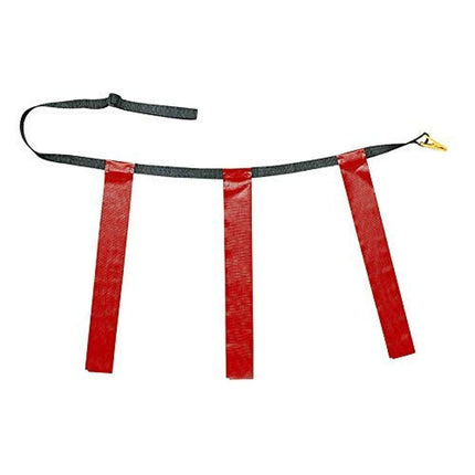 Champion Sports Triple Flag Football Set, Red, Siz