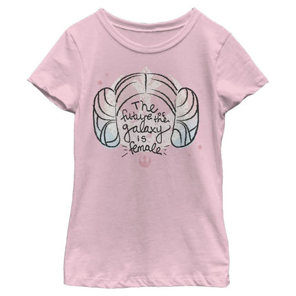 STAR WARS Future Girls Short Sleeve Tee Shirt, Lig