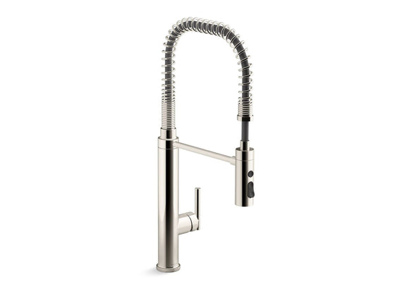Kohler 24982-SN Purist Kitchen Sink Faucet, Vibran