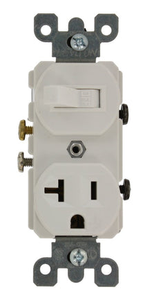 Leviton 5335-W Leviton 5335 20 Amp, 120 Volt, Dupl
