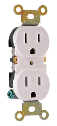 GE Duplex Receptacle Electrical Outlet, 3 Prong El