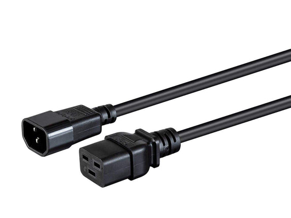 Monoprice Power Cord - 6 Feet - Black | IEC 60320