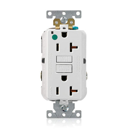Leviton GFNT2-HGW 20A-125V Extra-Heavy Duty Hospit