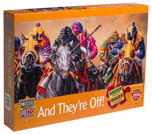 And They're Off 1000pc Jigsaw Puzzle