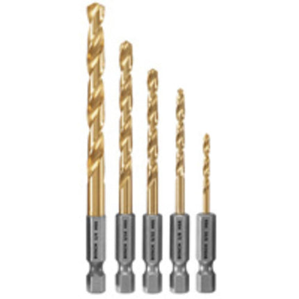 BOSCH TI5IM 5-Piece Assorted Set Titanium Nitride