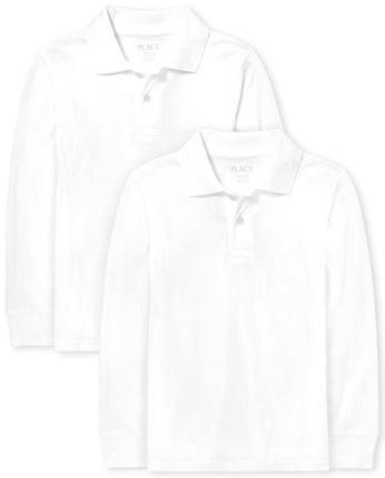 The Children's Place Big Boys' Long Sleeve Uniform