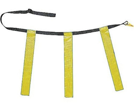 Champion Sports Triple Flag Football Set, Yellow,