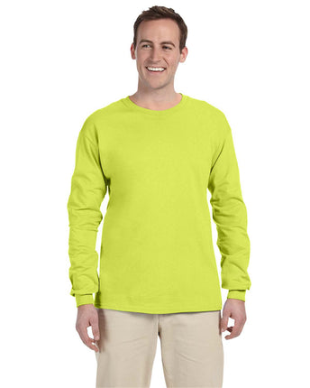 Fruit Of The Loom Adult HD Cotton Long Sleeve Crew