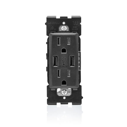 Leviton RUAA1-OB Renu USB Charger/Tamper-Resistant
