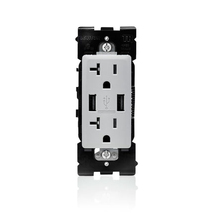 Leviton RUAA2-PG Renu USB Charger/Tamper-Resistant