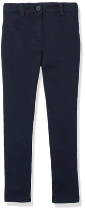 Nautica Girls' School Uniform Twill Skinny Pants,