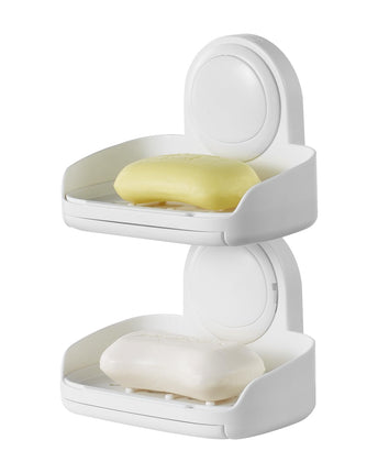 VEVOR Soap Holder for Shower, Double Layer with Su
