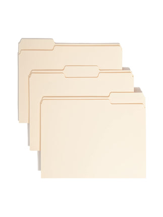 Smead File Folder, 1/3-Cut Tab, Assorted Positions