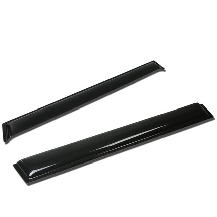 DNA Motoring WVS-244 Dark Smoke Vent Window Visor