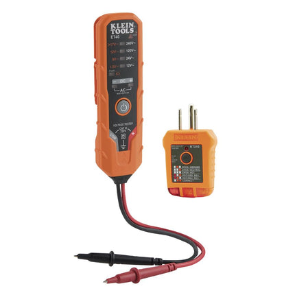 Klein Tools ET40VP Voltage Tester Kit, GFCI Recept