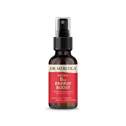 Dr. Mercola Methyl B12 Energy Boost Spray, 0.98 Fl