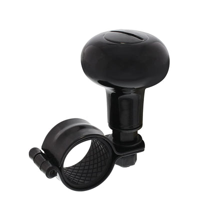 United Pacific Black Steering Wheel Spinner Knob T