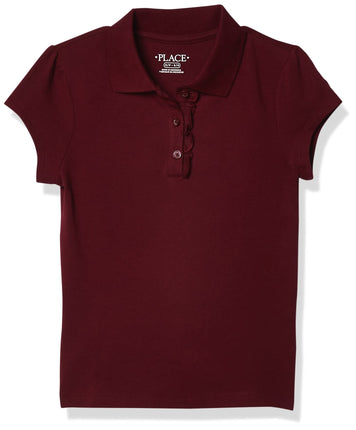 The Children's Place Girl's Short Sleeve Ruffle Pi