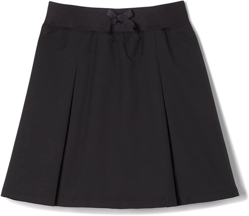 French Toast Girls' Pull-On Kick Pleat Performance