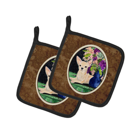 Caroline's Treasures Chihuahua Pair of Pot Holders