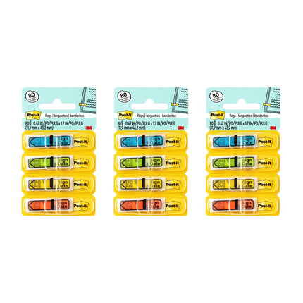 Post-it Message Flags, Sign and Date, 30/Dispenser