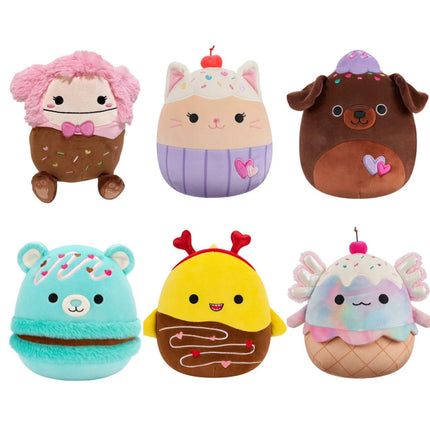 Squishmallows 2025 Valentine Squad B Bear Axolotl