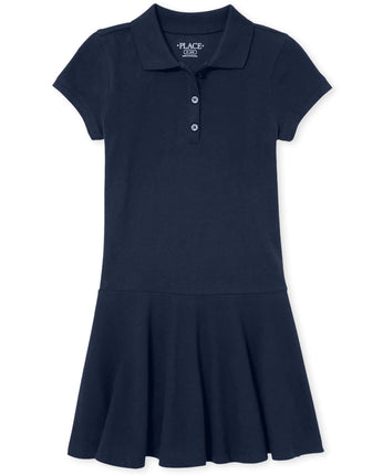 The Children's Place Girls' Uniform Pique Polo Dre