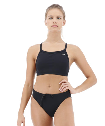 TYR Women's Solid Durafast Diamondback Workout Bik