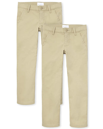 The Children's Place Girls' Skinny Chino Pants, Sa