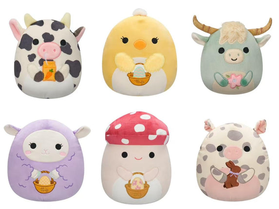 Squishmallows 2025 Easter A Squad Highland Cow, Pi