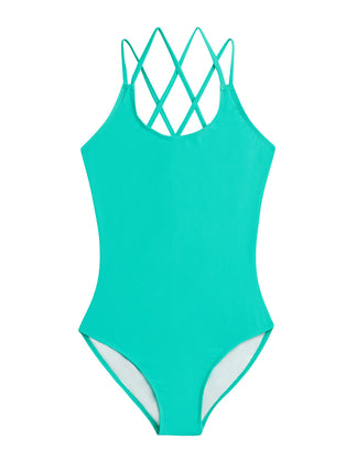 Kanu Surf Girls' Reese UPF 50 Beach Sport Criss-Cr