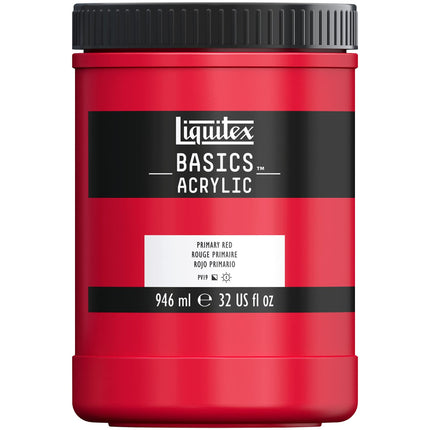Liquitex Basics Acrylic Paint 32-Ounce Jar, Primar