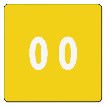 Smead DCC Color-Coded Numeric Label, 0, Label Roll