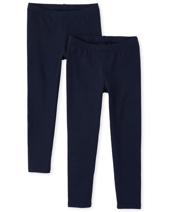 The Children's Place Girls' Leggings 2-Pack, Tidal