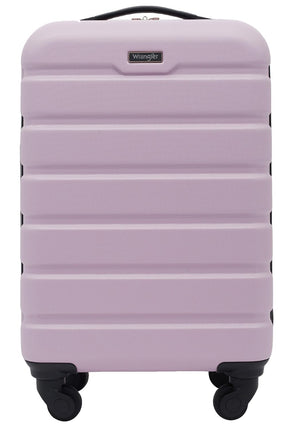Wrangler Hardside Carry-on Spinner Luggage, Lilac,