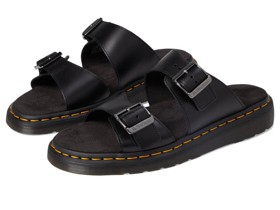 Dr. Martens Unisex-Adult Josef Slide Sandal, Black