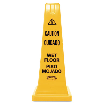 Rubbermaid Commercial Multi-Lingual Safety Cone wi