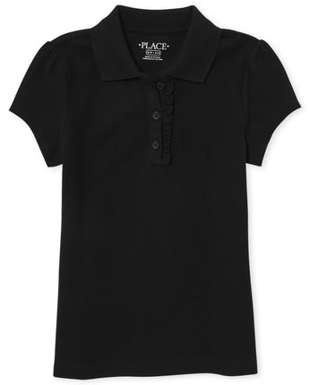 The Children's Place Girls' Short Sleeve Ruffle Pi