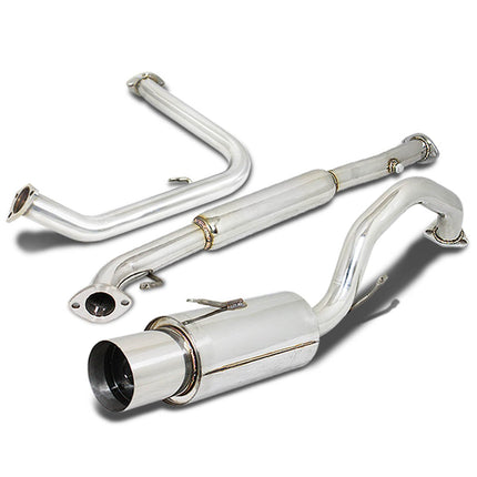 DNA Motoring CBEME00L4 Stainless Steel Cat back Ex