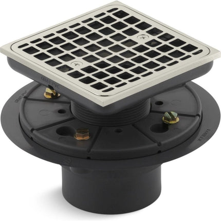 Kohler K-9136-SN Square Design Tile-in Shower Drai